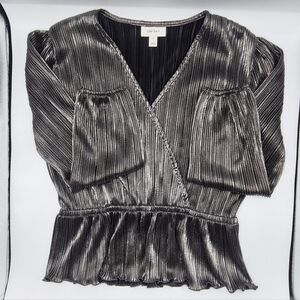 On Running Shiny Gray Blouse